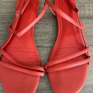 a new day Red Strappy Sandals